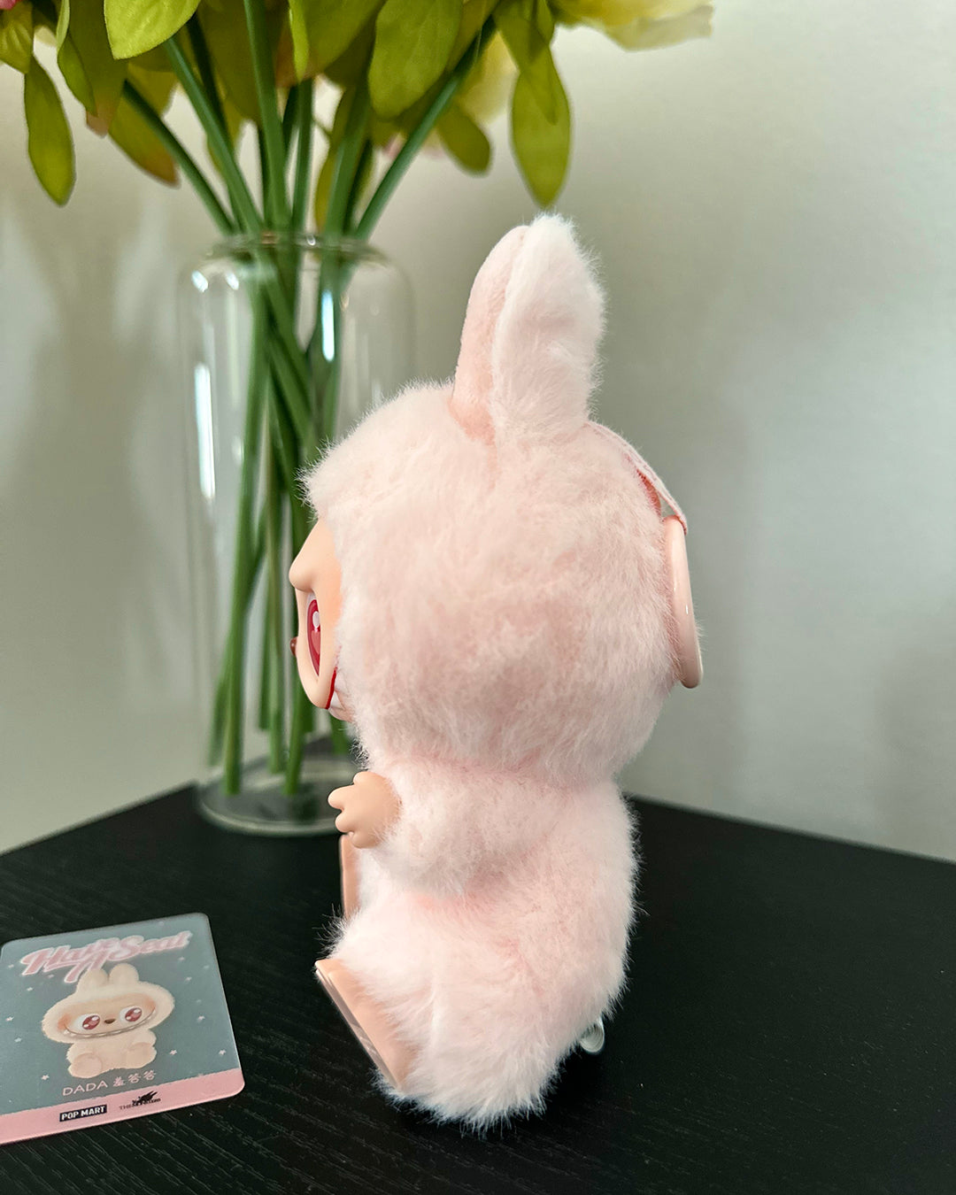 Labubu – Pop Mart, The Monsters series from Exciting Macarons, Have A Seat, Big Into Energy plush pendant, authentic and verified.