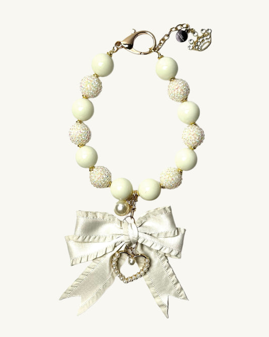 Luxury handmade pet necklaces by The Haus Royale—featuring elegant, pet-safe designs with pearls, beads, and premium materials. Perfect for stylish dogs and special occasions.