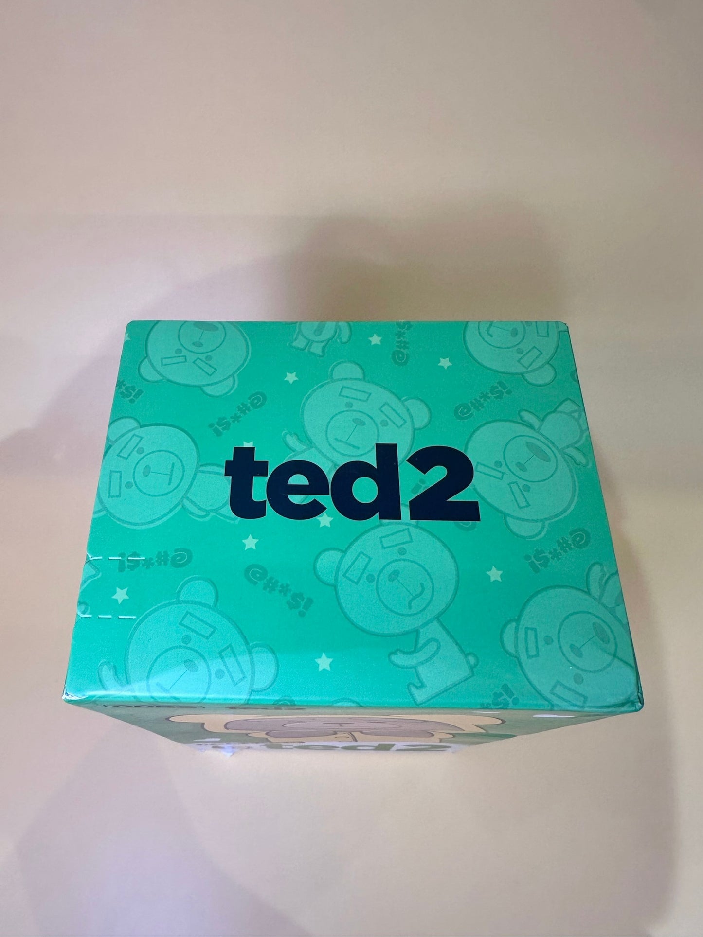 Green box with 'ted2' text on a white background