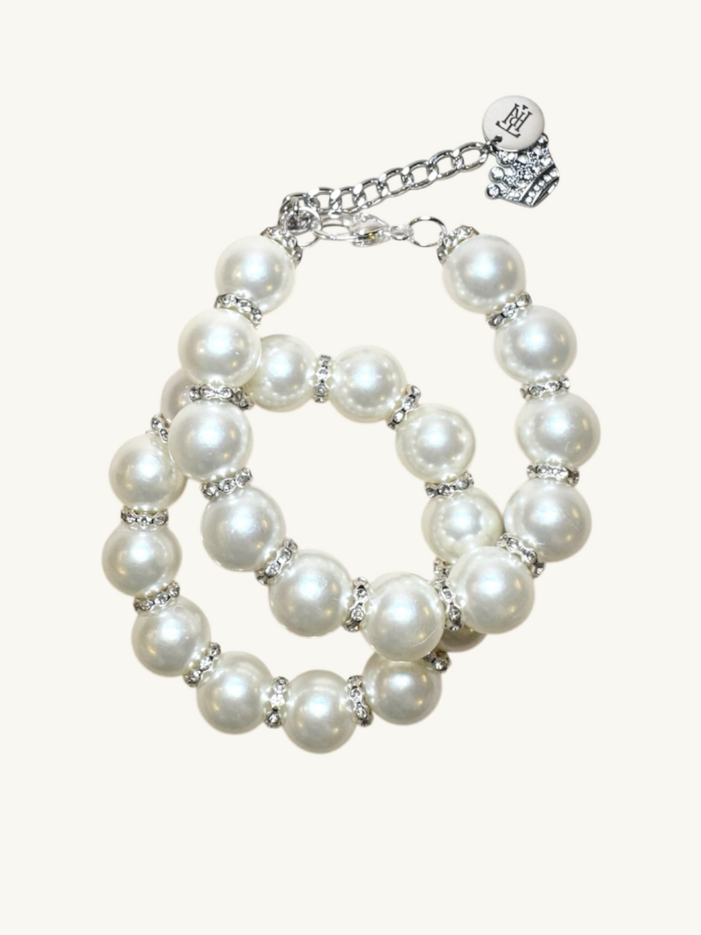 Luxury handmade pet necklaces by The Haus Royale—featuring elegant, pet-safe designs with pearls, beads, and premium materials. Perfect for stylish dogs and special occasions.