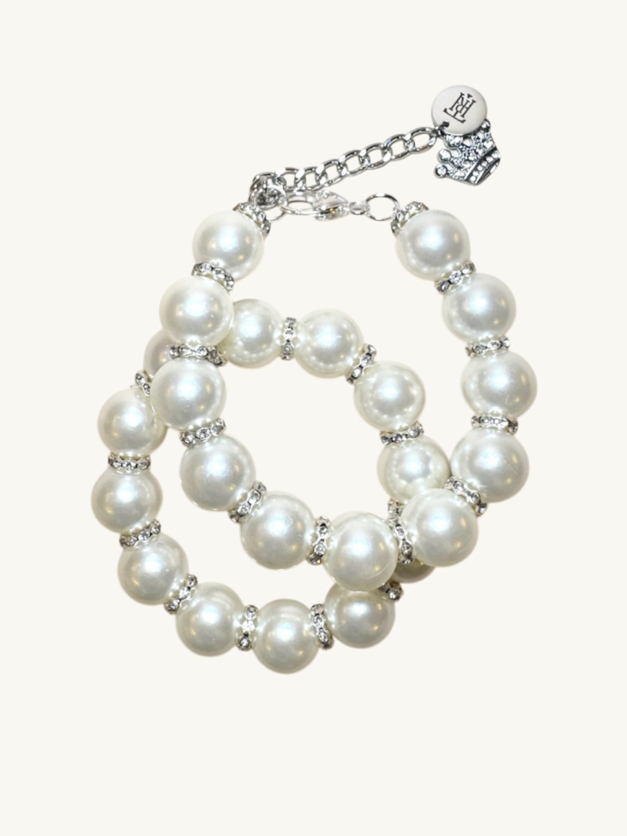 Luxury handmade pet necklaces by The Haus Royale—featuring elegant, pet-safe designs with pearls, beads, and premium materials. Perfect for stylish dogs and special occasions.