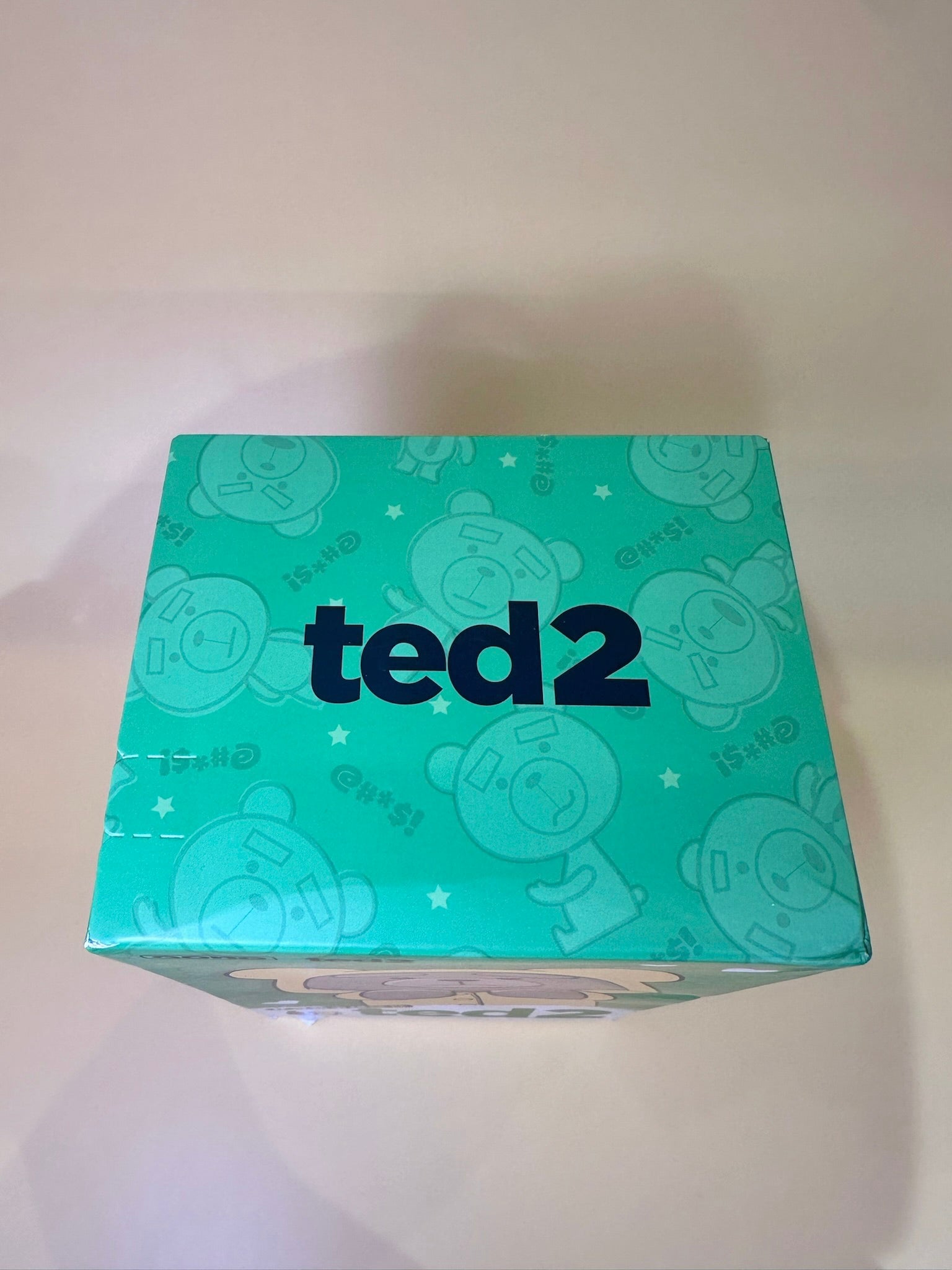 Green box with 'ted2' text on a white background
